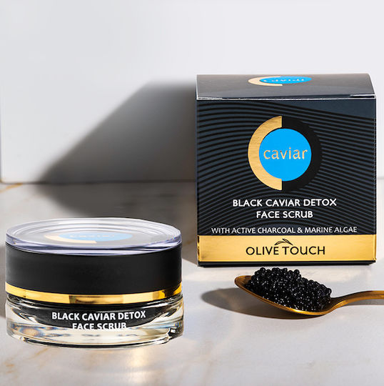 Black Caviar Detox Face Scrub Cream for Face 15ml