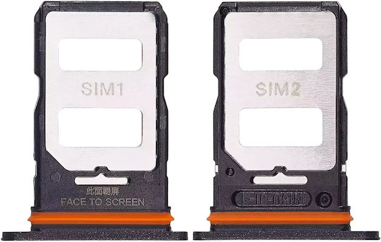 Sim Kartenhalter Xiaomi Redmi Note 13 Pro+ 5G Schwarz