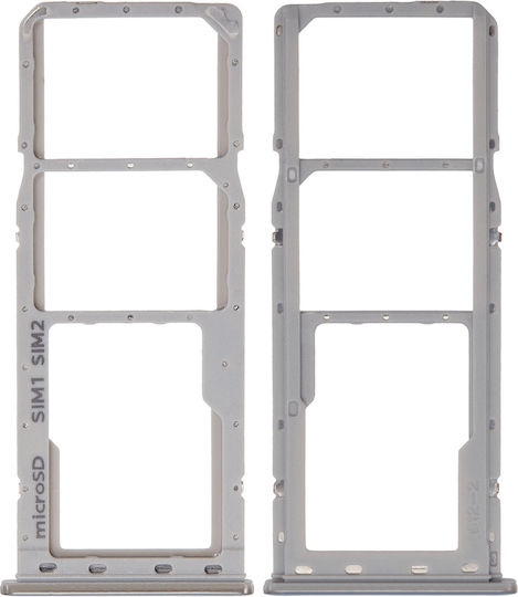 Tavă Duală SIM Samsung Galaxy A20 A205 2019 A30 A305 2019 A50 A505 2019 Argintie