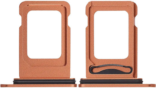 Dual Sim Card Tray Compatible Iphone 17 Pro 17 Pro Max Cosmic Orange