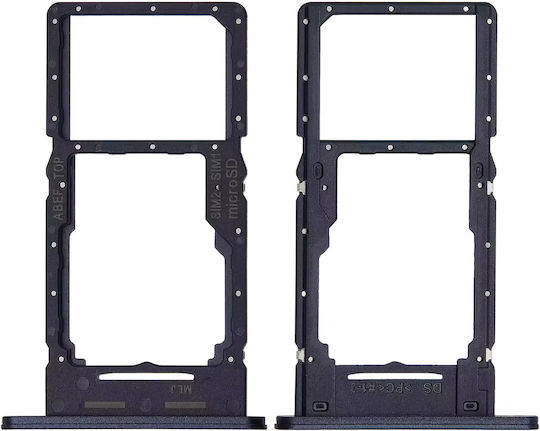 Tăvi SIM Dual Pentru Carduri Samsung Galaxy A25 5G A256 2023 Negru Curajos