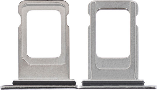 Single Sim Card Tray Iphone Xs Max Silver