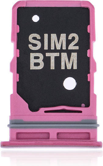 Dual Sim Card Tray Samsung Galaxy A80 A805 2019 Pink