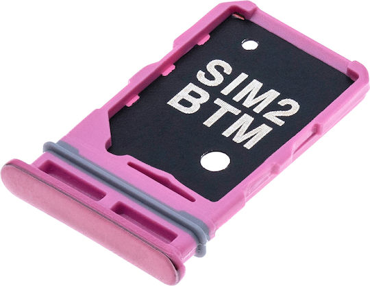 Dual Sim Card Tray Samsung Galaxy A80 A805 2019 Pink