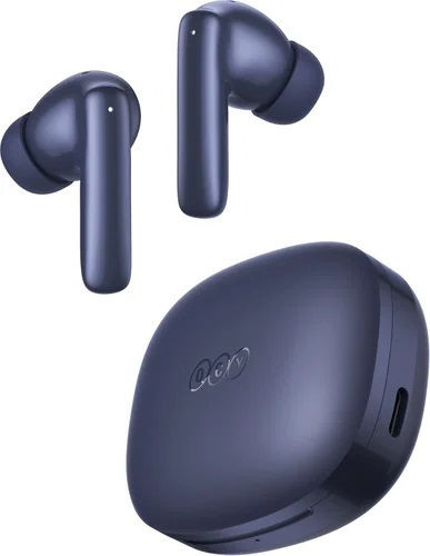 QCY T13 Pro In-ear Bluetooth Handsfree Ακουστικά με Αντοχή στον Ιδρώτα και Θήκη Φόρτισης Μπλε