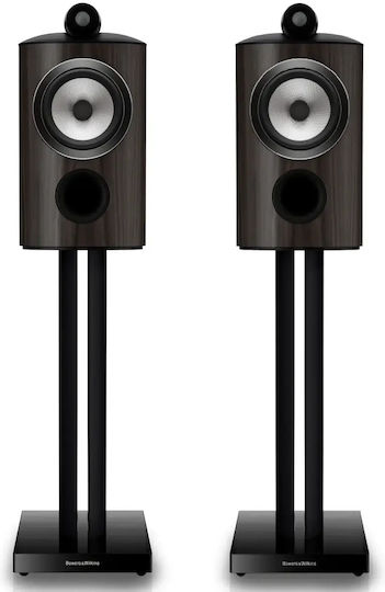 Bowers & Wilkins 805 D5 Pereche de Boxe Hi-Fi de Bibliotecă cu 2 Căi Dark Walnut