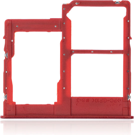 Dual Sim Card Tray Samsung Galaxy A40 A405 2019 Red