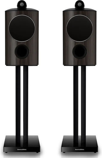 Bowers & Wilkins 805 D5 Pereche de Boxe Hi-Fi de Bibliotecă cu 2 Căi Dark Walnut