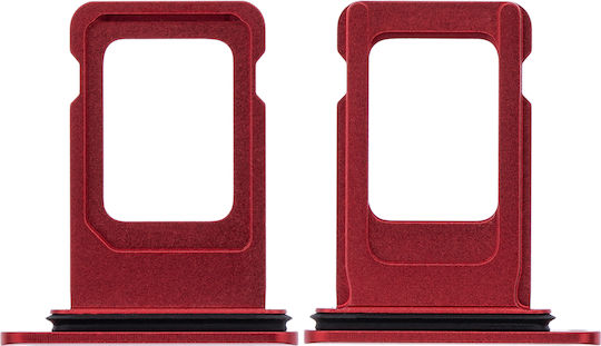 Single Sim Card Tray Iphone Xr Red