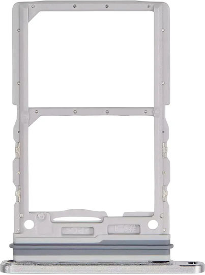 Dual SIM Kartenhalter Samsung Galaxy Z Flip 6 F741 Premium Weiß