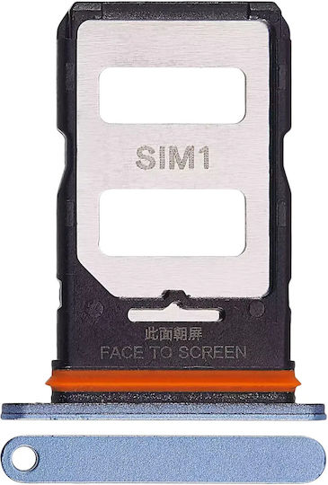 Sim-Kartenfach Xiaomi Redmi Note 13 Pro+ 5G Blau