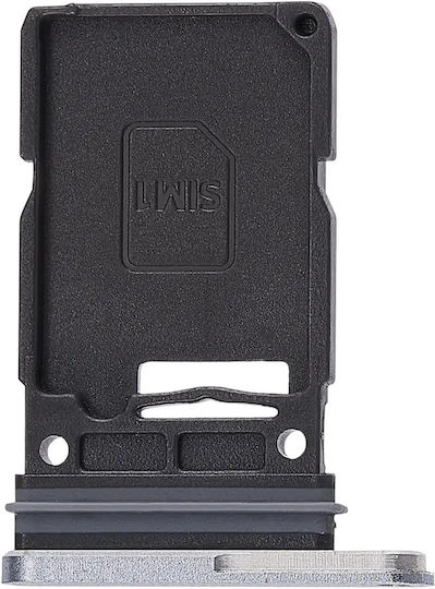 Einzelne SIM-Kartenhalter Samsung Galaxy S25 Ultra Titan-Silber Blau