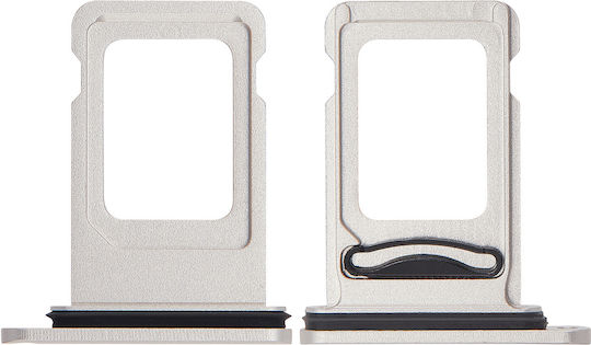 Dual SIM/SD-Kartenhalter Für iPhone 11 Weiß