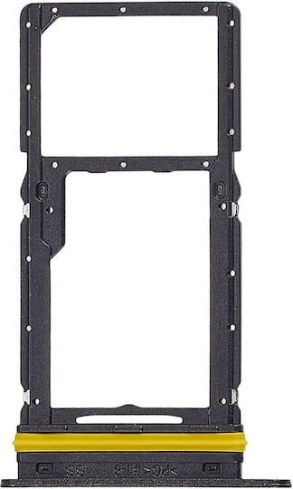 Einzelne SIM-Kartenhalter Samsung Galaxy A17 4G A175 2025 Premium Schwarz