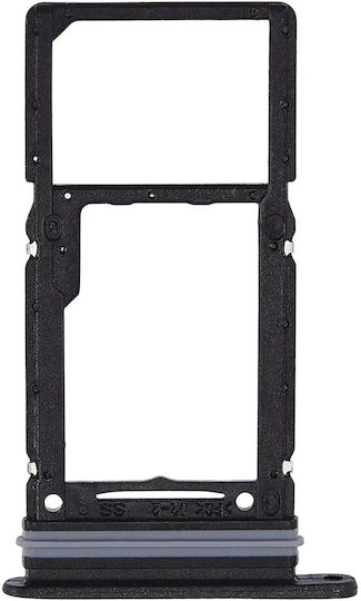 Einzelner SIM-Kartenhalter Samsung Galaxy A33 5G A336 2022 Schwarz