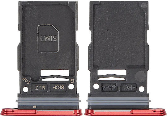 Single Sim Card Tray Samsung Galaxy S25 S25 Plus Premium Coral Red