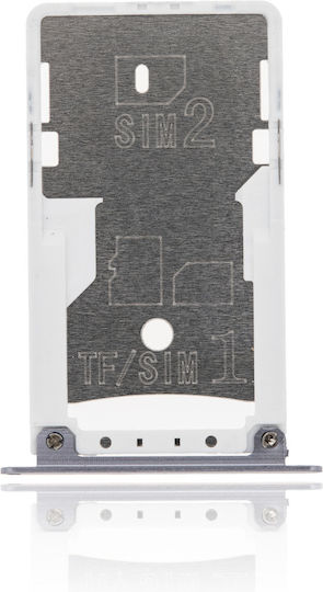 Sim Card Tray Xiaomi Redmi Note 4x Platinum Silver