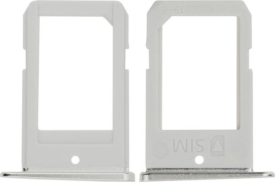 Sim Card Tray Samsung Galaxy S6 Edge Silver