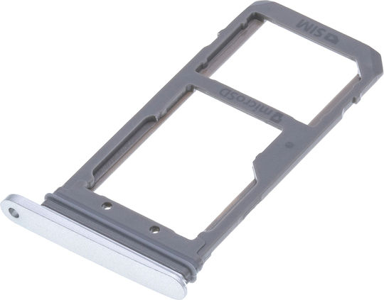 Dual Sim Card Tray Samsung Galaxy S7 Silver