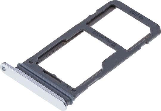 Dual Sim Card Tray Samsung Galaxy S8 S8 Plus Arctic Silver