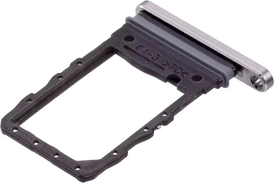 Single Sim Card Tray Samsung Galaxy Z Flip 6 F741 Premium Silver Shadow