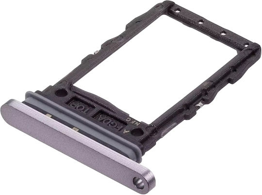 Single Sim Card Tray Samsung Galaxy Z Flip 6 F741 Premium Silver Shadow