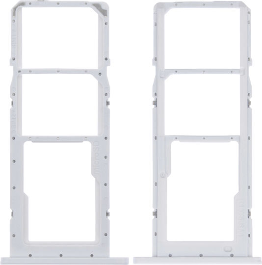 Двойна SIM карта тава Samsung Galaxy A02s A025 2020 A03 A035 2021 Бяла