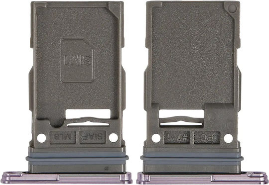 Single Sim Card Tray Compatible Samsung Galaxy S22 5g S22 Plus 5g Bora Purple