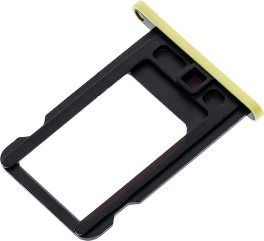 Tavă SIM Card Iphone 5C Galbenă