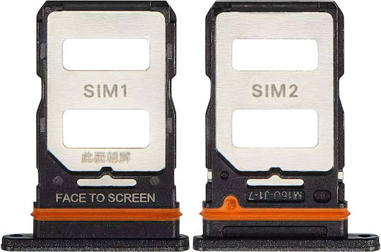 Sim Card Tray Xiaomi Redmi Note 12 Pro Plus Obsidian Black