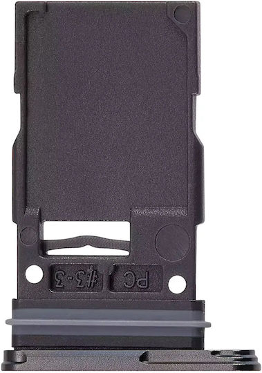 Einzelner SIM-Kartenhalter Samsung Galaxy S24 Ultra 5G Titanium Schwarz