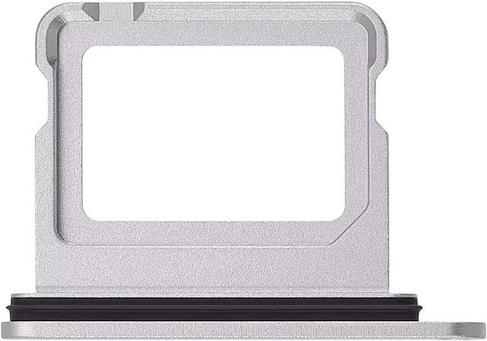 Tavă SIM Unică Iphone 16 16 Plus Albă