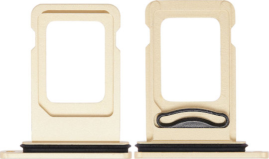 Dual Sim Card Tray Iphone Xr Yellow