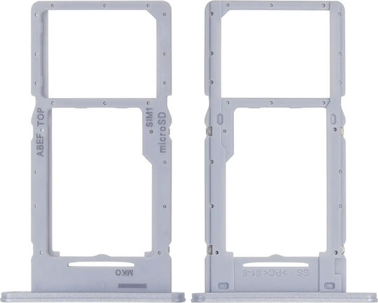 Einzelner SIM-Kartenhalter Samsung Galaxy A25 5G A256 2023 Fantasie Blau
