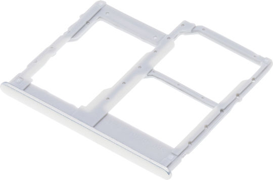Dual Sim Card Tray Samsung Galaxy A40 A405 2019 White