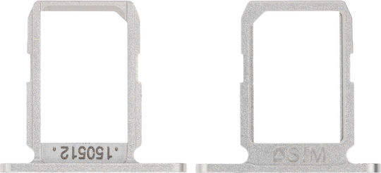 Слот За SIM Карта Samsung Galaxy S6 Сребрист
