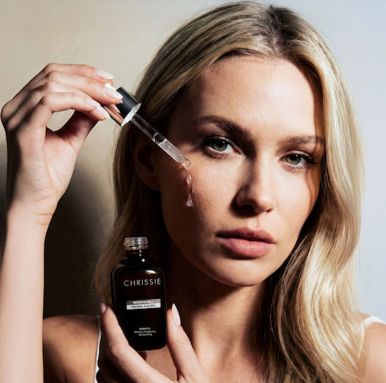 Chrissie Renovacell Mandelic Acid 30% Gesichtspeeling Serum Glanz 30ml