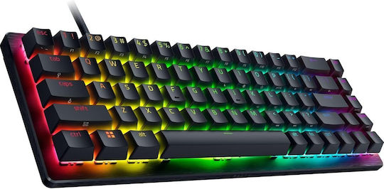 Razer Huntsman V3 HE Hall Effect Tastatură de Gaming 65% cu Comutatoare Magnetic și Iluminare RGB Engleză SUA