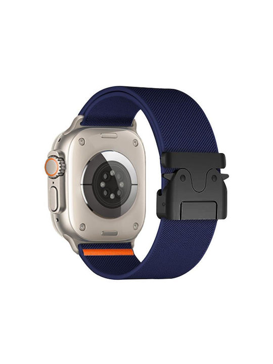 Apple Watch 42 44 45 46 49mm Xdfind Tragbare Bänder Elastisches Nylon Mitternacht Blau Apple Watch 42 44 45 46 49mm Xdfind Tragbare Bänder Elastisches Nylon Mitternacht Blau