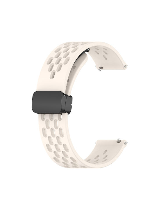 Каишка Garmin Forerunner 255 265 Vivoactive 4/venu 2 22mm Силиконова Магнитна Закопчалка Starlight Каишка Garmin Forerunner 255 265 Vivoactive 4/venu 2 22mm Силиконова Магнитна Закопчалка Starlight