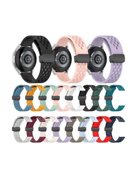 Каишка Garmin Forerunner 255 265 Vivoactive 4/venu 2 22mm Силиконова Магнитна Закопчалка Starlight