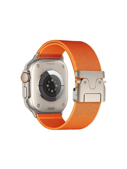 Apple Watch 38 40 41 S10 42mm Xdfind Elastisches Nylon Tragbare Bänder Orange Apple Watch 38 40 41 S10 42mm Xdfind Elastisches Nylon Tragbare Bänder Orange