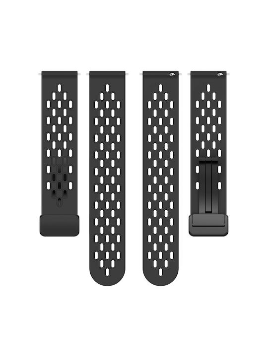 Каишка Garmin Forerunner 255 265 Vivoactive 4/venu 2 22mm Силиконова Магнитна Закопчалка Бяла