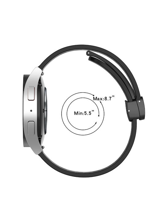 Каишка Garmin Forerunner 255 265 Vivoactive 4/venu 2 22mm Силиконова Магнитна Закопчалка Бяла