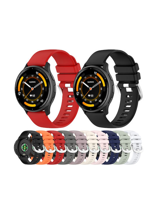 Curea Garmin Venu 3s Venu 4 41mm 18mm din Silicon Verde