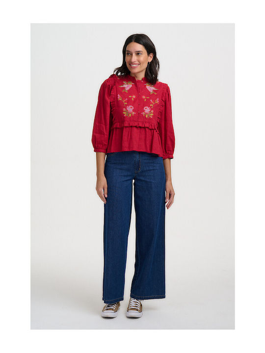 Damen Bluse Rote