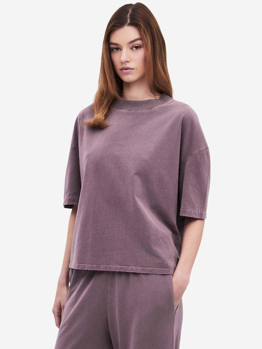 Bluza Damă Oversized Tricou Violet