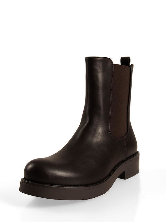 Damen Chelsea-Stiefel Braun