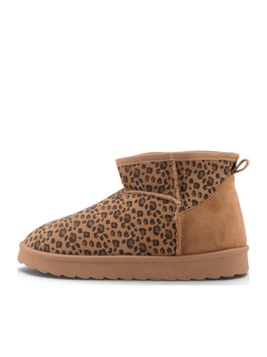 Wildleder Stiefeletten Damen Beige