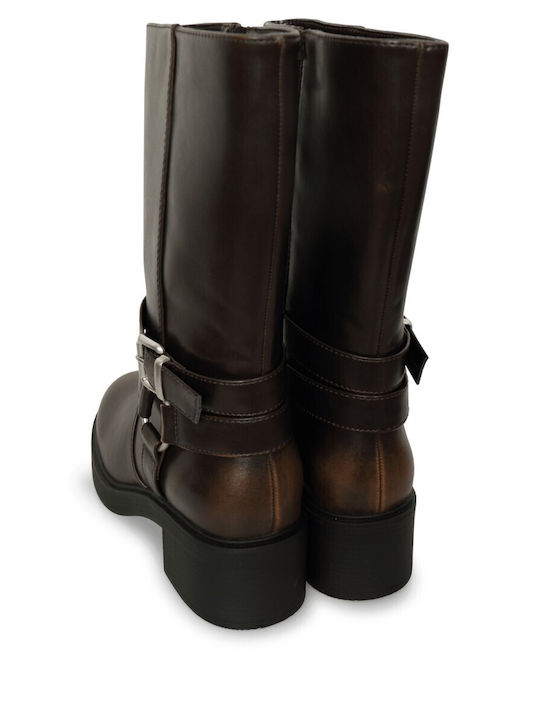 Damen Stiefeletten Braune